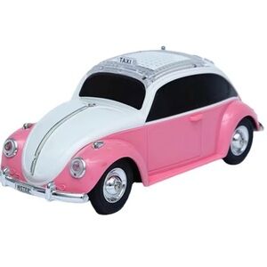 Pink and White Toy Car speaker